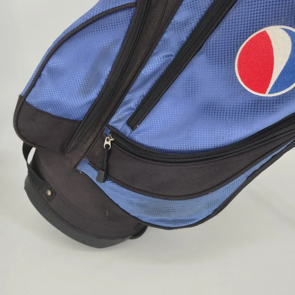 Pepsi Golf Stand Bag Blue Black Carry Bag Soda Logo Promo 34